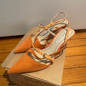 Zara Kitten Heel Sandals